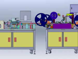 FFC 10 CCD Inspection and Packaging Machine 3D Model