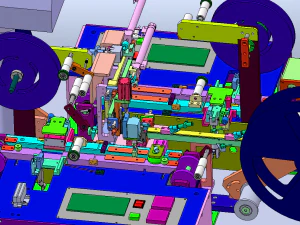 FFC 10 CCD Inspection and Packaging Machine 3D Model