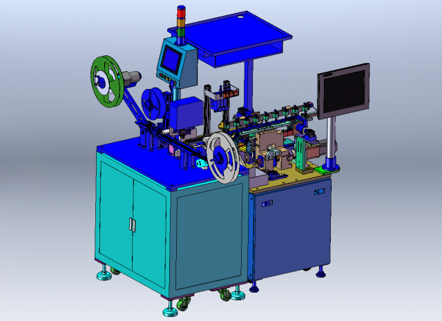 CCD Automatic Inspection and Packaging Machine Modelo 3D .c4d .max .obj .3ds .fbx .stl .blend 