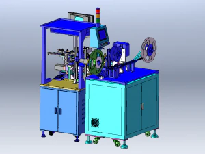 CCD Automatic Inspection and Packaging Machine 3D Model