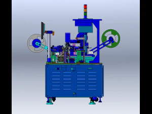 CCD Automatic Inspection and Packaging Machine 3D Model