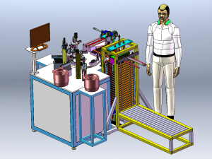 E5 Switch Button Assembly Machine Modèle 3D