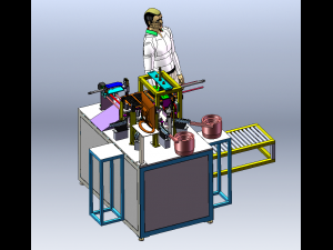 E5 Switch Button Assembly Machine 3D 모델