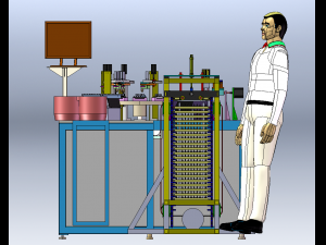 E5 Switch Button Assembly Machine 3D 모델
