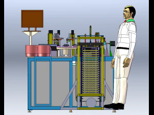 E5 Switch Button Assembly Machine 3D Model
