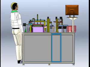 E5 Switch Button Assembly Machine 3D Model