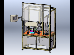 BMS Battery Management System Assembly Machine 3D Model