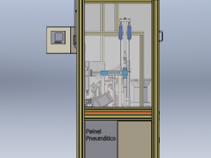 BMS Battery Management System Assembly Machine 3D Model