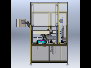 BMS Battery Management System Assembly Machine 3D Model