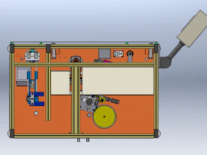Montagemaschine f&uuml;r BMS-Batteriemanagementsysteme 3D Modell
