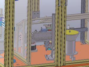 BMS Battery Management System Assembly Machine 3D Model