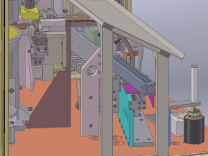 BMS Battery Management System Assembly Machine 3D Model