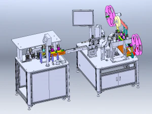 8 Yuqiu 244 Series HDMI Testing and Packaging Machine 3D Model