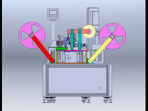 8 Yuqiu 244 Series HDMI Testing and Packaging Machine Modelo 3D
