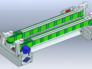 수직 컨베이어 3D 모델