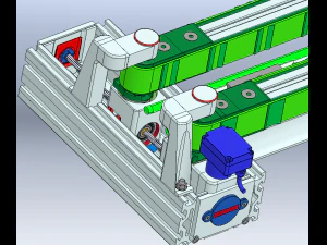 Vertical Conveyor 3D Model