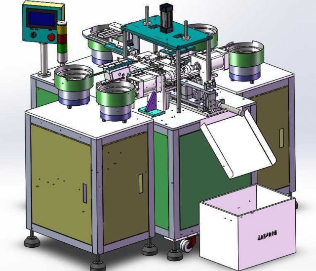 Printer Bearing Assembly Machine 3D Модель .c4d .max .obj .3ds .fbx .stl .blend 