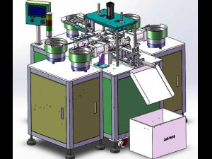 M&aacute;quina de montagem de rolamentos de impressora Modelo 3D