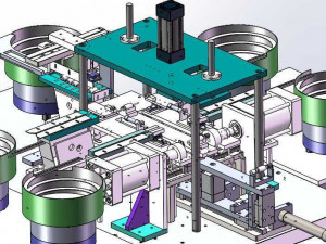 Printer Bearing Assembly Machine 3D Модель