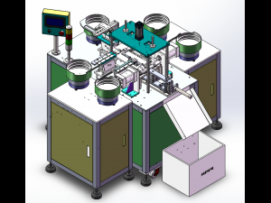 Printer Bearing Assembly Machine 3D Модель