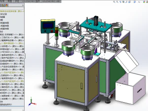 Printer Bearing Assembly Machine 3D Model