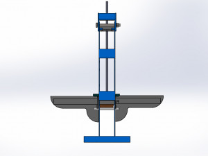 Sole Cutting Machine with Conveyor 3D Model