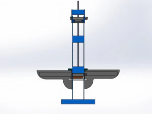 Sole Cutting Machine with Conveyor 3D Model