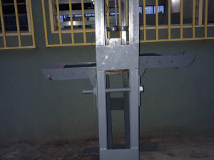 Sole Cutting Machine with Conveyor 3D Model