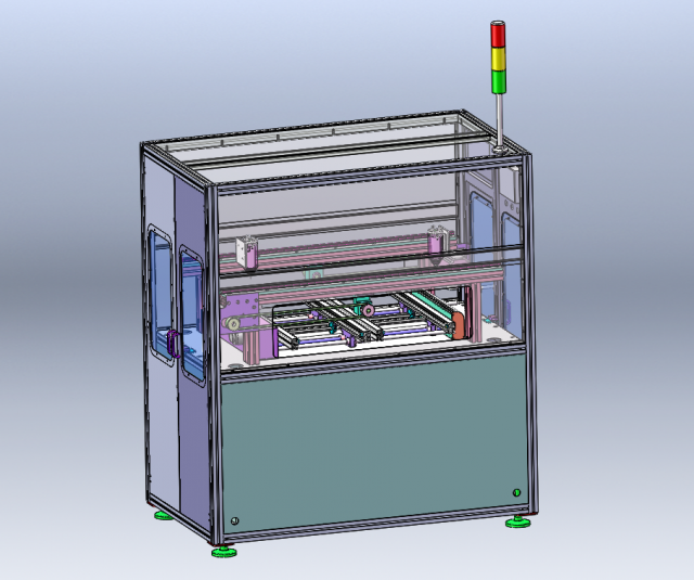 Hot Melt Gluing Machine Modelo 3D .c4d .max .obj .3ds .fbx .stl .blend 