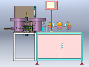 Battery Shell Sealing and Bending Machine 3D-Modell