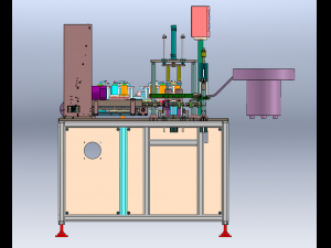 Battery Shell Sealing and Bending Machine 3D-Modell