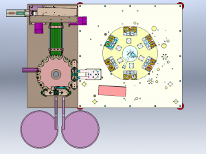 Battery Shell Sealing and Bending Machine 3D-Modell