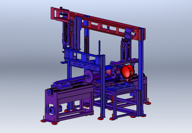 Motor Stator Filling Machine Model 3D .c4d .max .obj .3ds .fbx .stl .blend 