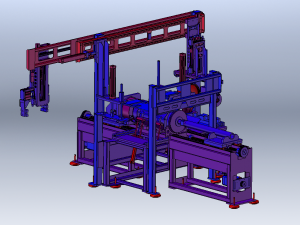 Motor Stator Filling Machine Model 3D