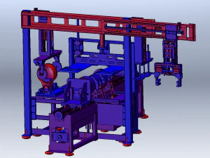Motor Stator Filling Machine 3D Model