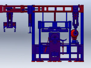 Motor Stator Filling Machine 3D Model