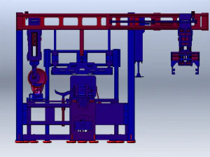 Motor Stator Filling Machine 3D Model