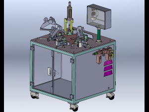 Motor Cover Assembly Welding Machine Modelo 3D