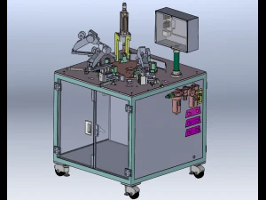 Motor Cover Assembly Welding Machine 3D Model