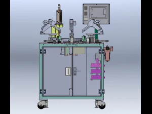 Motor Cover Assembly Welding Machine 3D Model