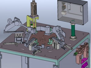 Motor Cover Assembly Welding Machine Modelo 3D