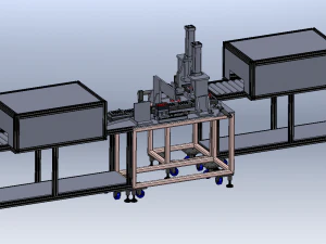 배터리 컨베이어 라인 3D 모델