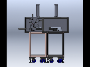 Battery Conveyor Line 3D Model