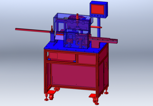 Electronic Component Performance Testing Machine 3D Модель .c4d .max .obj .3ds .fbx .stl .blend 