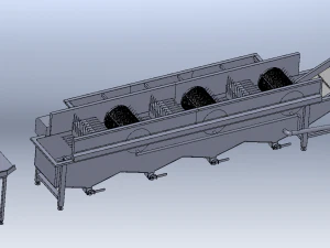 Bean Sprout Cleaning Machine 3D Model