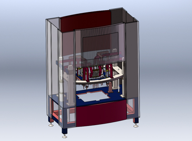 Multi-Station Welding Equipment Fully Automatic Welding Machine 3D Model .c4d .max .obj .3ds .fbx .stl .blend 