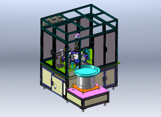 Multi-Station Press-Fit Inspection Device Modelo 3D .c4d .max .obj .3ds .fbx .stl .blend 