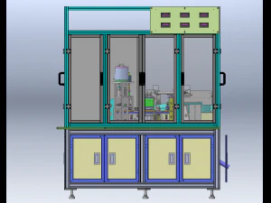 Multi-Station Press-Fit Inspection Device 3D Model