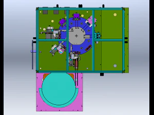 Multi-Station Press-Fit Inspection Device 3D Model