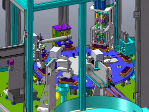 Multi-Station Press-Fit Inspection Device 3D Model